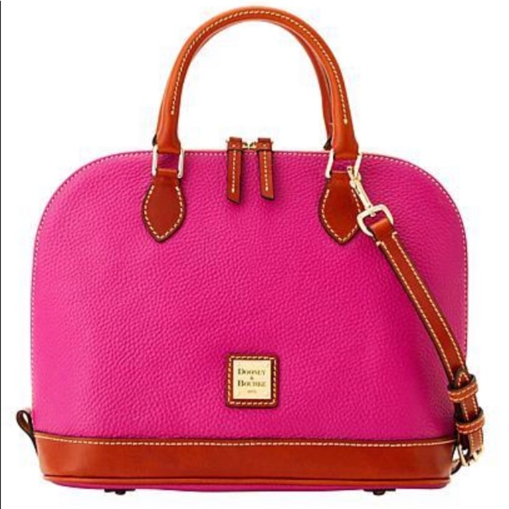 DOONEY & BOURKE Pebble Grain Zip Zip Satchel
